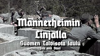 Mannerheimin Linjalla  Finnish Winter War Song [upl. by Atterg683]