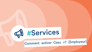 Comment activer Cesu   Employeur [upl. by Dnalro]