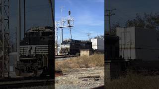 Norfolk Southern Crossing The Cordele Diamond South [upl. by Ynad]