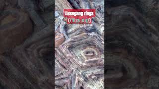 Liesegang rings ˈliːzəɡɑːŋ geology fantezifutbol nature rock ringtone explore shorts [upl. by Walker]