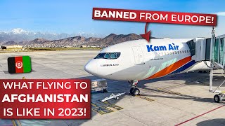 FLIGHT REVIEW  Istanbul to KABUL AFGHANISTAN on KAM AIRs Airbus A340300 in Economy Class in 2023 [upl. by Sawyere]