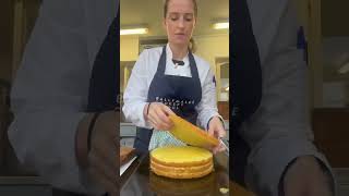 Ballymaloe four layer lemon curd cake ballymaloecookeryschool privatechef belowdeck [upl. by Einal]