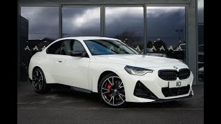 2022 22 BMW M240i xDrive Coupe 30 Petrol Alpine White [upl. by Manheim]