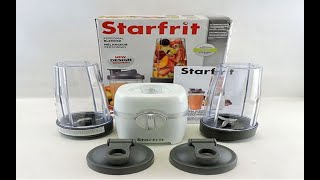 StarFrit Personal Blender  DEMO [upl. by Ellenohs]