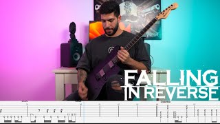 Falling In Reverse  quotAll My Life feat Jelly Rollquot Guitar Cover with On Screen Tabs [upl. by Charmian]