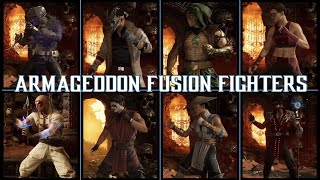 Mortal Kombat 1  All 30 Armageddon Fusion Fighters amp Gameplay CreateAFighter Soon [upl. by Nuahsar]