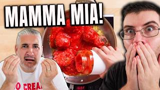 Pro Chef amp Vincenzo React To Epicurious Spaghetti amp Meatballs [upl. by Branch]