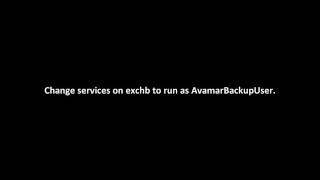 EMC Avamar Exchange Backup Configuration [upl. by Aihtiekal]