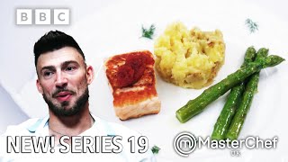 Jake Quickendens Salmon Fillet With Chilli Jam  MasterChef UK [upl. by Crispin450]