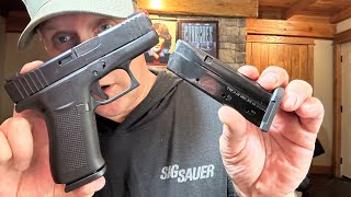 Glock 43x Shield Arms 15 vs Sig P365XL  Honest Glock Review by a Sig Fanatic [upl. by Ertnom242]