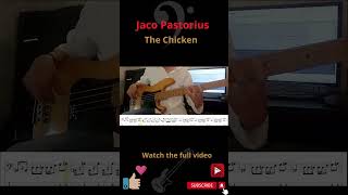 Jaco Pastorius Chicken melody guitar guitarcover fender [upl. by Karole401]