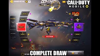 NEW Codm Dominion Mythic Full Draw  Mythic M13 Morningstar amp Ghost Azrael [upl. by Koetke]