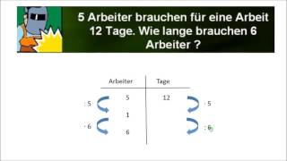 Zuordnungen Teil 2 Antiproportionale Zuordnungen amp Dreisätze [upl. by Nadeen864]