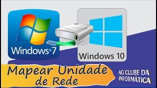 Como Mapear Unidades de Rede no Windows 7 e Windows 10 [upl. by Eimia]