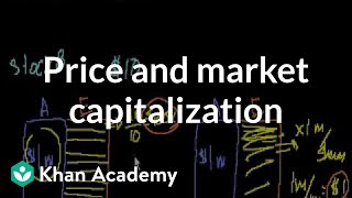 Price and market capitalization  Stocks and bonds  Finance amp Capital Markets  Khan Academy [upl. by Eimoan889]