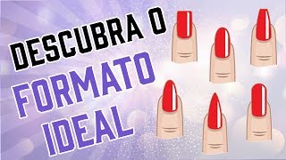 Conheça 6 Formatos de Unhas Facéis de FazerQuadrada Bailarina Redonda Amendoada Oval e Stiletto [upl. by Eetnahc]