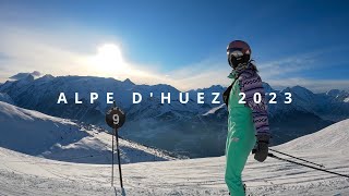 Alpe dHuez 2023  Grand Domaine Ski  Vaujany  Oz en Oisans  Villard Reculas  Auris en Oisans [upl. by Strander]