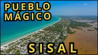 🔴Sisal Pueblo Mágico Yucatán 🇲🇽 sisal yucatán mexico turismo tourism travel [upl. by Ardnac]