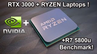 FINALLY  RTX 3060 RTX 3070 and RTX 3080 In Ryzen Laptops [upl. by Aicnelev6]