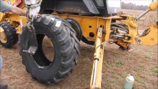 New Tires For The Backhoe [upl. by Ehtyde]