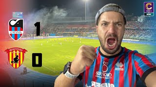 PRIMA VITTORIA STAGIONALE CATANIA vs BENEVENTO 10  LIVE REACTION AL MASSIMINO HD [upl. by Anyk]