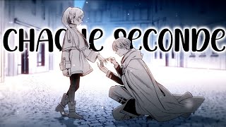 Chaque seconde PierreGarnierMusic feat MPokoraOfficiel AMV sped up lyrics [upl. by Sheree]