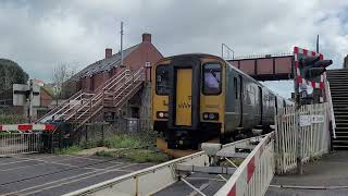 Crediton Level Crossing Devon [upl. by Kirk192]