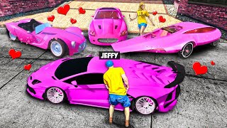 Jeffy Steals CRAZY FAN GIRLS SUPERCARS in GTA 5 [upl. by Crocker]