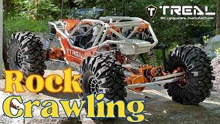 Axial Ryft Rock Crawling Full Treal Upgrades Tekin Roc412 HD 1800kv [upl. by Fiona312]