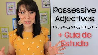 CÓMO USAR LOS ADJETIVOS POSESIVOS EN INGLÉS [upl. by Anitsenre845]