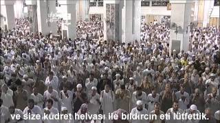 Taha Suresi Kabe İmamı Sudais Türkçe Altyazılı Mealli [upl. by Hakaber]