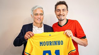 IAM OFERIT LUI JOSÉ MOURINHO TRICOUL NAȚIONALEI 🇷🇴 [upl. by Petrina840]