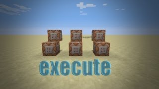 Minecraft How To Use Execute Command Snapshot 14w07a [upl. by Fabyola770]