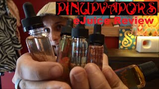 Pinup Vapor eJuice Review  Freakshow RDA Build [upl. by Tanya]