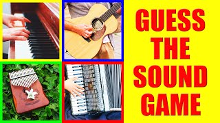 Guess the Sounds of Musical Instruments  Game for Kids Preschoolers and Kindergarten [upl. by Hjerpe]