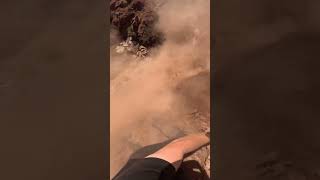 cliff cyclist fell off the cliff cycling cycle dangerous danger [upl. by Wagshul]