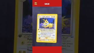 Pokemon Cards 1st Edition Neo Destiny Uncommon Light Jolteon 48105 [upl. by Erica276]