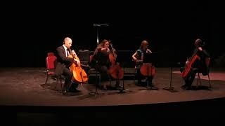 Suite Hispaniola for Cello Quartet II Noche Tranquila [upl. by Laehcimaj521]