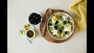 Salade « folle » de courgettes et d’olives [upl. by Codie230]