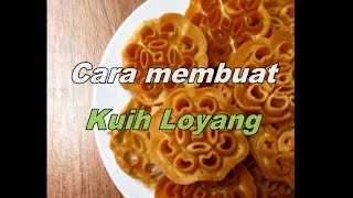 Cara membuat Kuih Loyang Beehives Cookie [upl. by Joab]