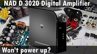 SDG 351 eBay NAD Hybrid Digital Amplifier D 3020 V1 Repair  Wont power on Hypex UCD102 Class D [upl. by Averill]