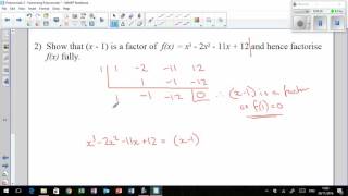 LHS Higher Mathematics  Polynomials 3  Factorising Polynomials [upl. by Anastasia]