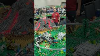 LEGO Jurassic Park with 600 Dinosaurs at Bricks Cascade 2024 [upl. by Horwath]