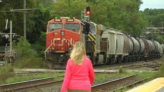 CN Train 368 Setting Off August 28 2024 [upl. by Ayadahs]