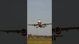 Easyjet takeoff and near birdstrike at londonsouthend aviation [upl. by Eamaj]