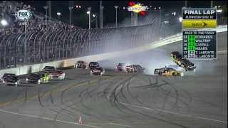 Clint Bowyer Flip at Daytona 2014 HD [upl. by Queen]