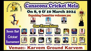 Canacona CRICKET MELA  2024 [upl. by Ettennad375]