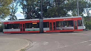 Straßenbahn Halle MGT K in Solo [upl. by Nahtnanhoj]