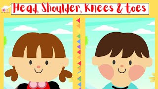 Head Shoulders Knees and Toes  Fun Nursery Rhyme [upl. by Katie70]