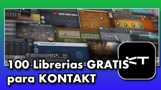 100 Librerias GRATIS para KONTAKT [upl. by Qiratla]